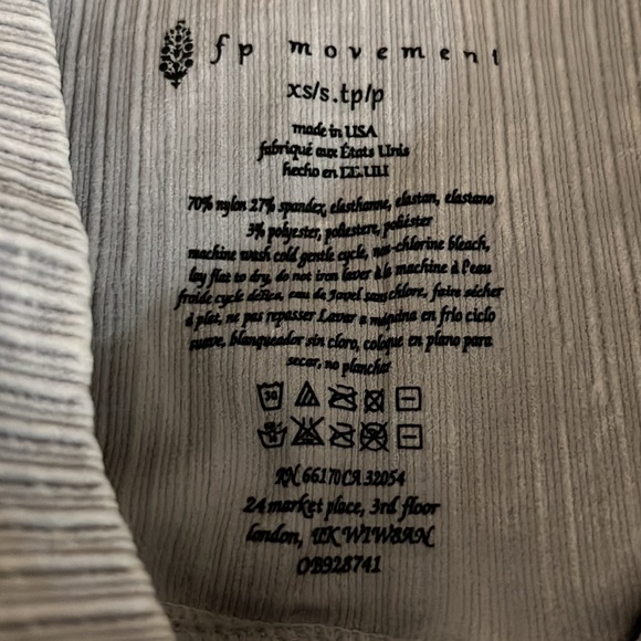 Gray Free People High Rise 7/8 Good Karma Leggings, xs/s NWOT - Picture 4 of 6